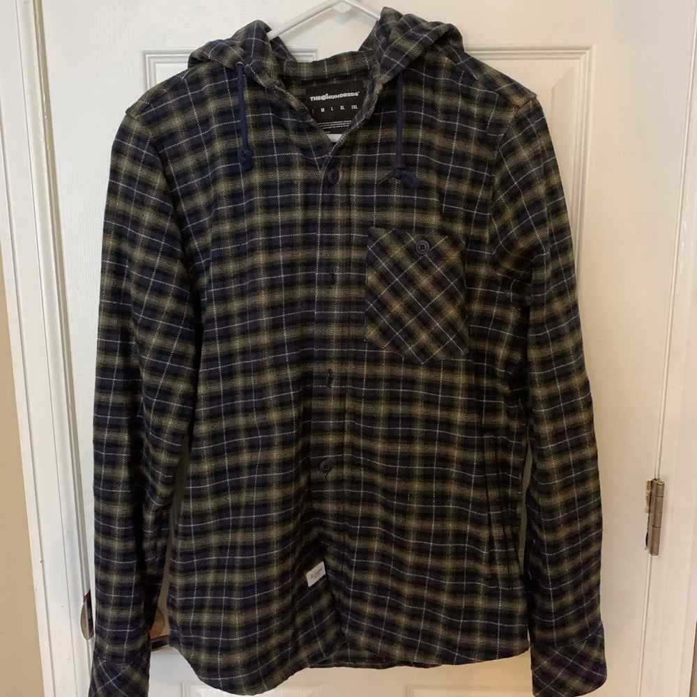 The Hundreds hooded shirt